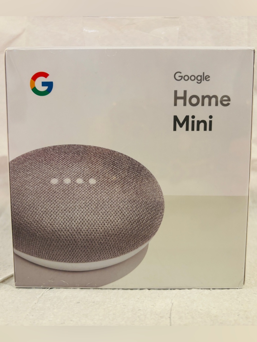 Google Home Mini (1st Gen) – Chalk – Factory Sealed